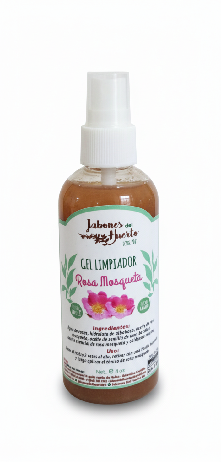 Gel limpiador de Rosa